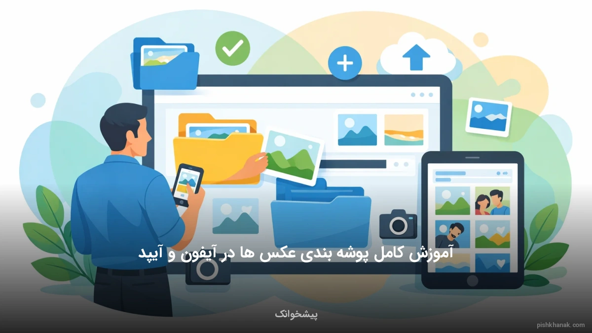 آموزش کامل پوشه‌بندی عکس‌ها در آیفون و آیپد