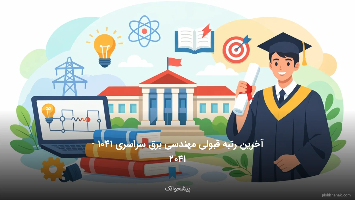 آخرین رتبه قبولی مهندسی برق سراسری ۱۴۰۵ - ۱۴۰۶