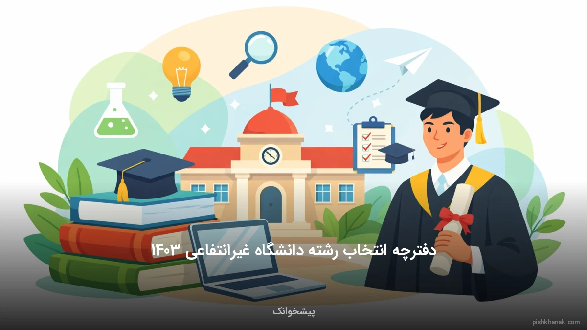 دفترچه انتخاب رشته دانشگاه غیرانتفاعی 1403