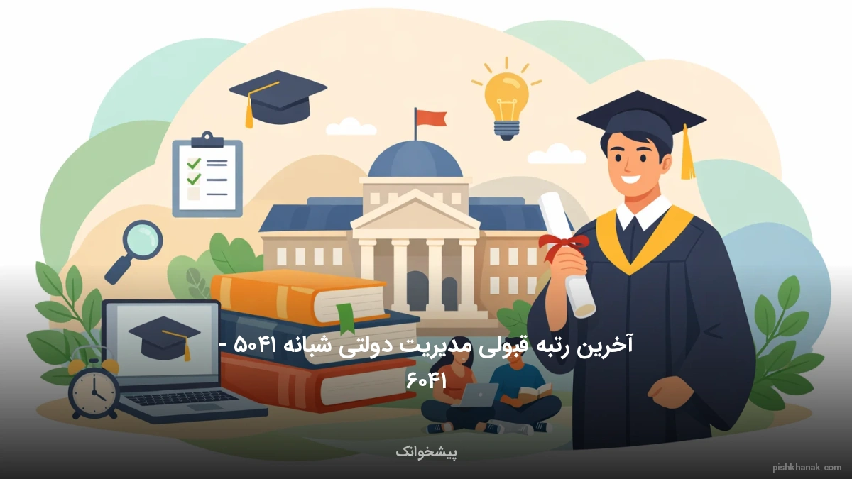 آخرین رتبه قبولی مدیریت دولتی شبانه ۱۴۰۵ - ۱۴۰۶