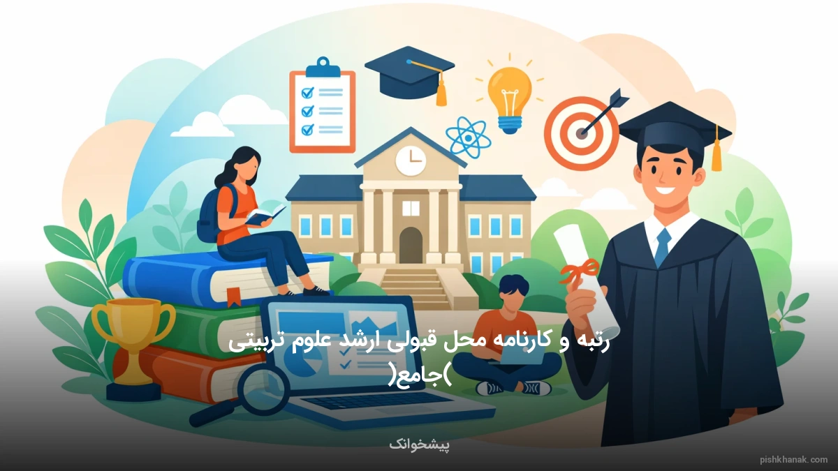 رتبه و کارنامه محل قبولی ارشد علوم تربیتی (جامع)