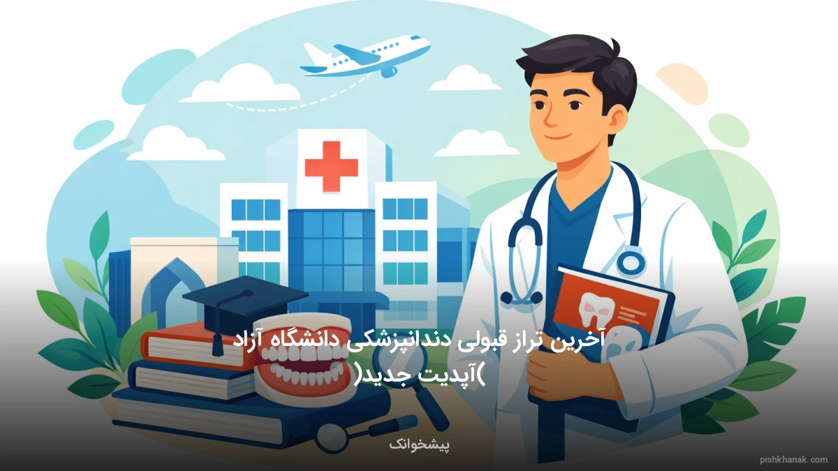 آخرین تراز قبولی دندانپزشکی دانشگاه آزاد (آپدیت جدید)