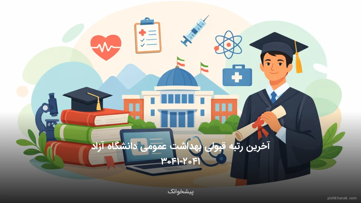 آخرین رتبه قبولی بهداشت عمومی دانشگاه آزاد ۱۴۰۲-۱۴۰۳