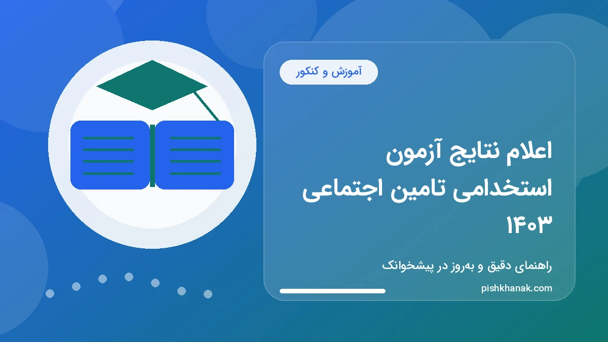 اعلام نتایج آزمون استخدامی تامین اجتماعی ۱۴۰۳
