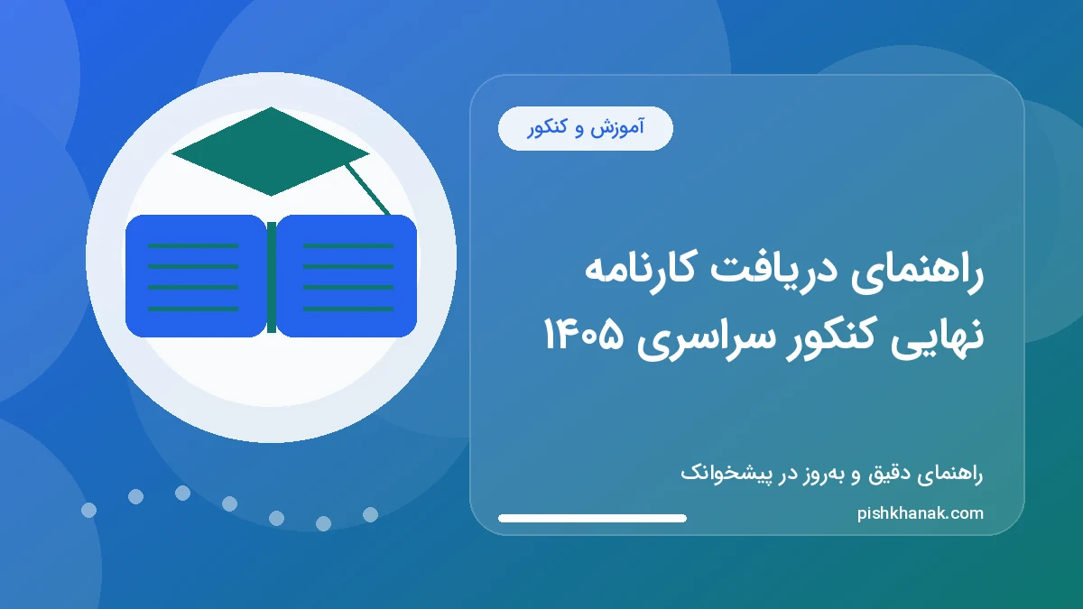 راهنمای دریافت کارنامه نهایی کنکور سراسری ۱۴۰۵